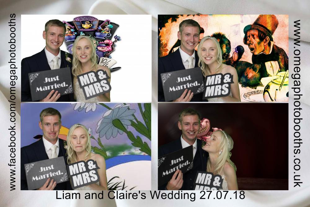 Liam & Claire's Wedding | View more photos from the event at gallery.omegaphotobooths.co.uk/u/Omega-Photobooths/Liam-Claires-Wedding